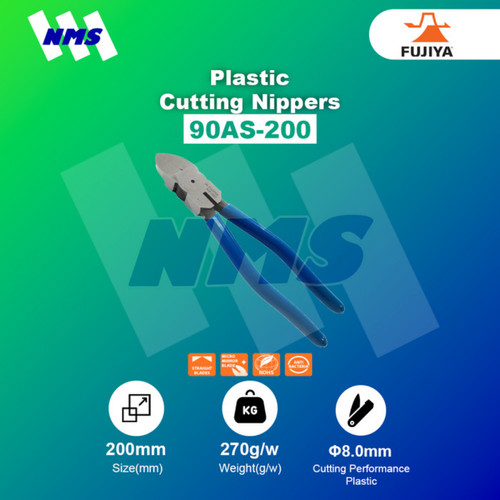 Tang Potong FUJIYA 90AS-200 Plastic Cutting Nippers Japan 200mm 8 Inci