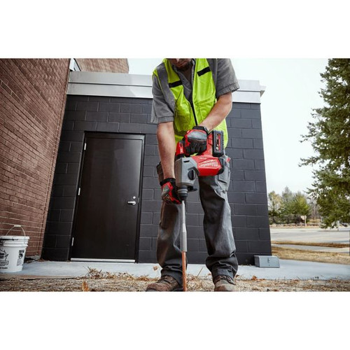 Mesin Bor Beton Milwaukee M18 FHX-0X 4 Mode 26mm SDS Rotary Hammer Fixtec Portable Baterai with Hard Case
