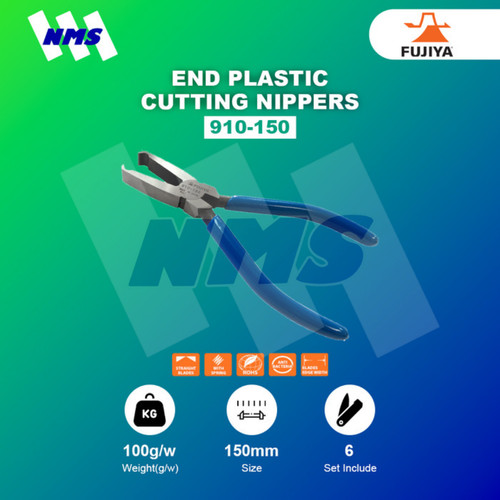 Tang Potong FUJIYA 910-150 End Plastic Cutting Nippers Japan 150mm 6"