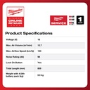 Mesin Blower Milwaukee M18 FBL-0 FUEL Blower Pembersih Debu
