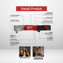Milwaukee M12 FRAIWF12-0 FUEL 1/2" Cordless Right Angle Impact Wrench