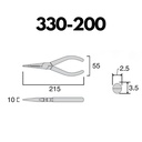Tang Crimping Lurus FUJIYA 330-200 8" 200mm Mechanic Pliers Straight