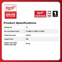 Mesin Gerinda Milwaukee M12 FDGS-0 FUEL Cordless Straight Die Grinder Portable Baterai