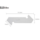 Refill Pisau OLFA PB-800 Spare Blade untuk PC-L Heavy Duty