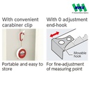Meteran Kaidan Mini 2 Meter Niigata Seiki Tape Measure MMF-0902KD