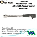 Kunci Torsi TOHNICHI 2800QL-1/2 400-2800 kgf.cm Torque Wrench