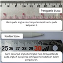 Niigata Seiki (SK) Metal Ruler CU-100KD Penggaris