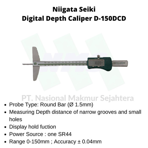 Niigata Seiki Digital Depth Caliper D-150DCD