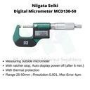 Niigata Seiki Digital Micrometer MCD130-50