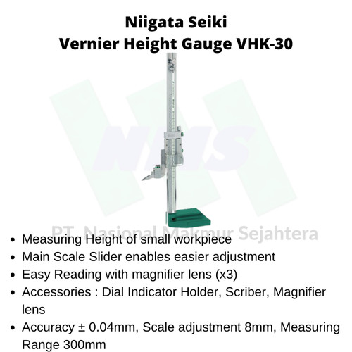 Niigata Seiki Vernier Height Gauge VHK-30