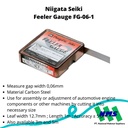 Niigata Seiki Feeler Gauge FG-06-1
