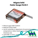 Niigata Seiki Feeler Gauge FG-03-1
