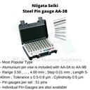 Niigata Seiki Steel Pin gauge AA-3B