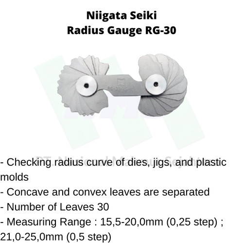 Niigata Seiki Radius Gauge RG-30