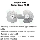 Niigata Seiki Radius Gauge RG-34