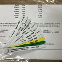 19350 No-Mar Plastic Long Series Gap Gage / Gauge