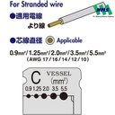 TRUSCO 124-4396 VESSEL Automatic Wire Stripper No 3000C Pengupas Kabel