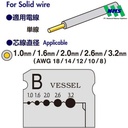 TRUSCO 124-4388 VESSEL Automatic Wire Stripper No 3000B Pengupas Kabel