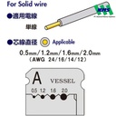 TRUSCO 124-4370 VESSEL Automatic Wire Stripper No 3000A Pengupas Kabel