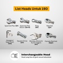 TOHNICHI Interchangeable Adjustable Torque Wrench CL200Nx19D-MH
