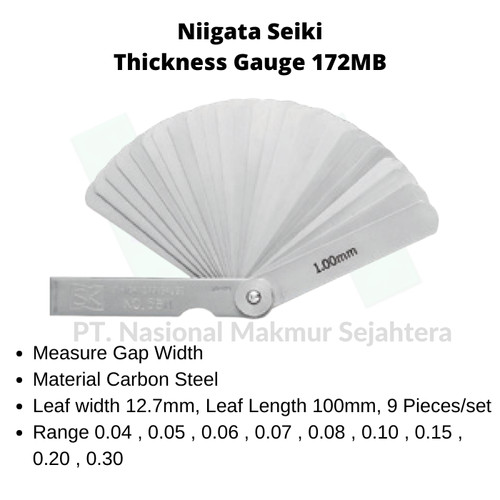 Niigata Seiki Thickness Gauge 172MB