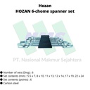 TRUSCO 325-8564 HOZAN 6-chome spanner set W-521