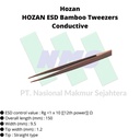 TRUSCO 298-3672 HOZAN ESD Bamboo Tweezers Conductive P-863-150