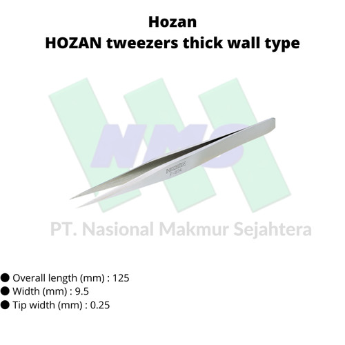TRUSCO 221-9018 HOZAN tweezers thick wall type P-894