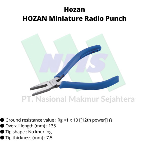 TRUSCO 120-4891 HOZAN Miniature Radio Punch P-37
