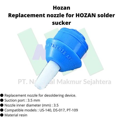 TRUSCO 120-3371Replacement nozzle for HOZAN solder sucker SRT-12