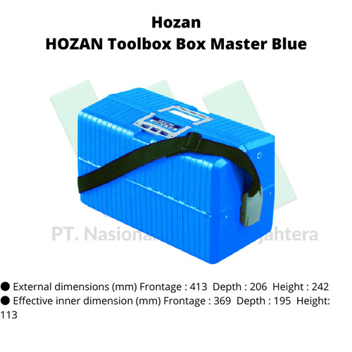 HOZAN Toolbox Box Master Blue-2
