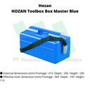 TRUSCO 117-2573 HOZAN Toolbox Box Master Blue B-55-B