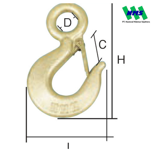 TRUSCO 359-7610 HHH with eye hook latch