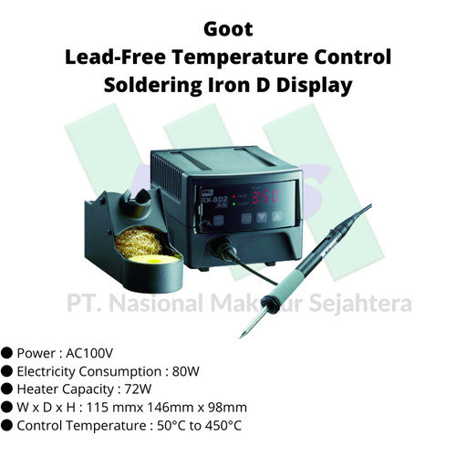 TRUSCO 485-4527 Lead-Free Temperature Control Soldering Iron D Display