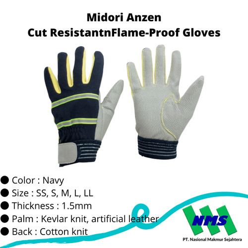 TRUSCO 819-2548 Cut ResistantnFlame-Proof Gloves