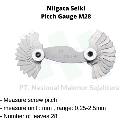 Niigata Seiki Pitch Gauge M28