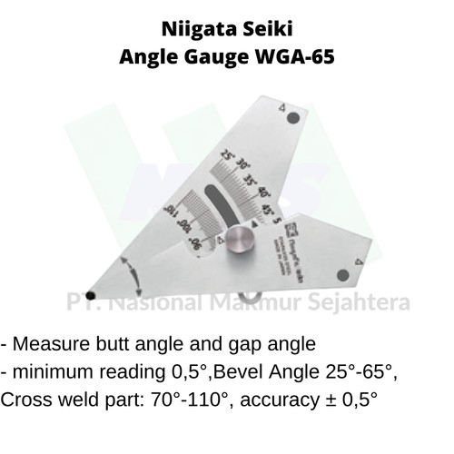 Niigata Seiki Angle Gauge WGA-65