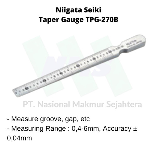 Niigata Seiki Taper Gauge TPG-270B