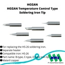 TRUSCO 475-5456 HOZAN Temperature Control Type Soldering Iron Tip