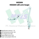 Kaca Pembesar LED TRUSCO 474-0017 HOZAN LED arm loupe