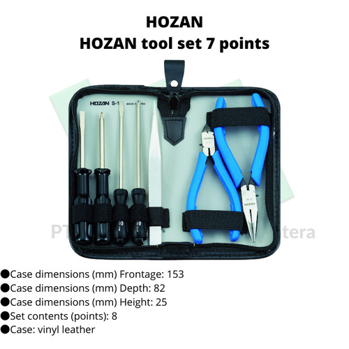 HOZAN S-1 Tool Set 7 Points TRUSCO 436-2713