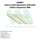 TRUSCO 416-789 Cherry mold whetstone YHS (with sulfur) (10 pieces)