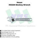TRUSCO 393-5566 HOZAN Monkey Wrench W-230-100