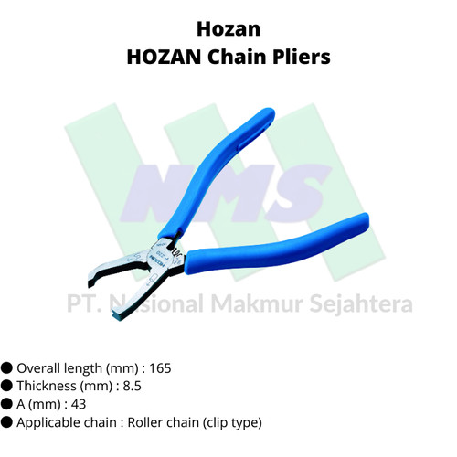 TRUSCO 359-8543 HOZAN Chain Pliers P-220
