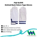 Sarung Tangan Fuji Gloves Pig Leather Gloves (cuffs) EX-234 White Kulit Babi