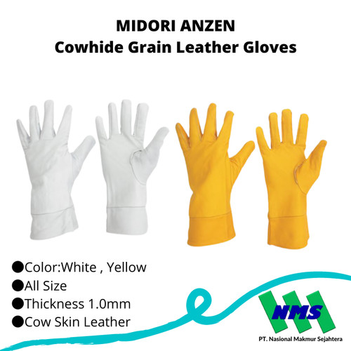 TRUSCO 819-2541 Cowhide Grain Leather Gloves
