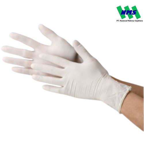 TRUSCO 433-8979 Natural Rubber Disposable Gloves