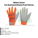 TRUSCO 819-2551 Cut ResistantnFlame-Proof Gloves