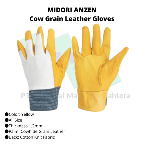 TRUSCO 819-2539 Cow Grain Leather Gloves 2