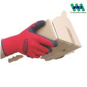 TRUSCO 472-8165 Rubber Back-Opened Gloves "Tough Red" 3 Pcs